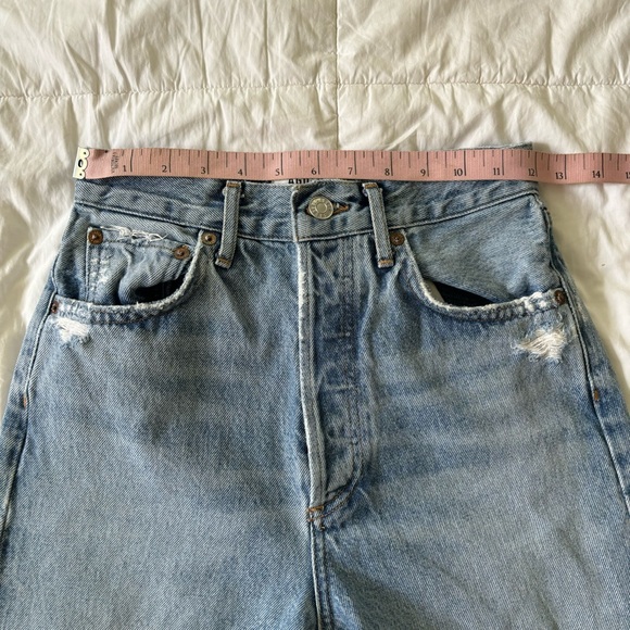 Agolde 90s pinch High Waisted Jeans raw hem - Picture 10 of 12